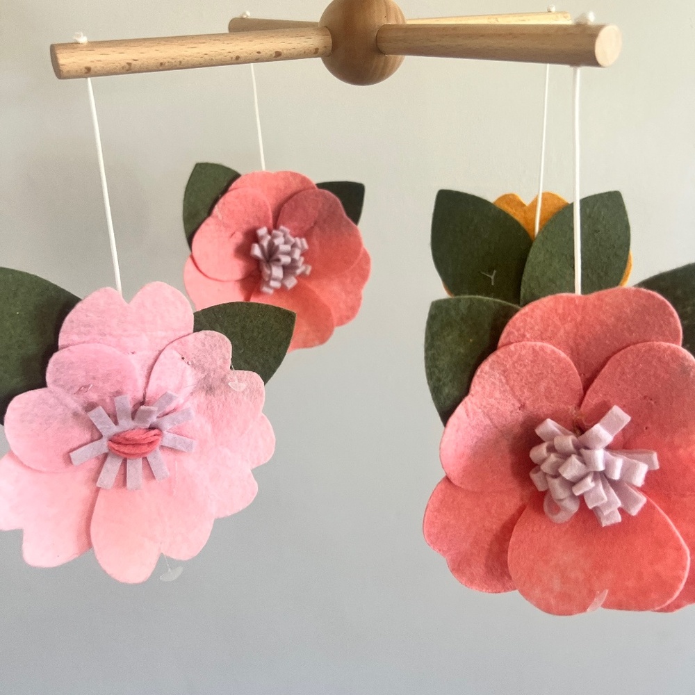 Whimsical, Hawaiian Flowers, Hanging Art Deco, Vintage Look , Calming ;